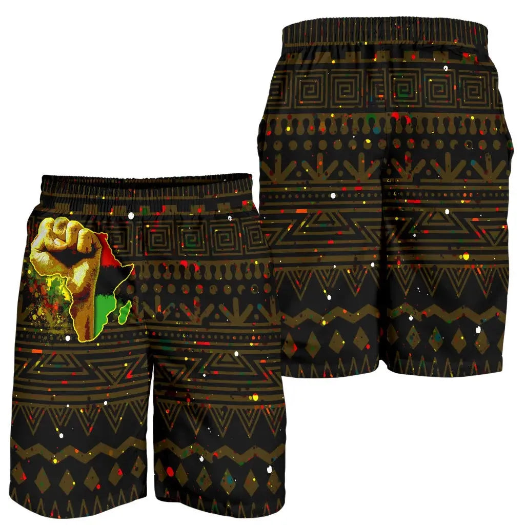 African Black Power Men's Shorts