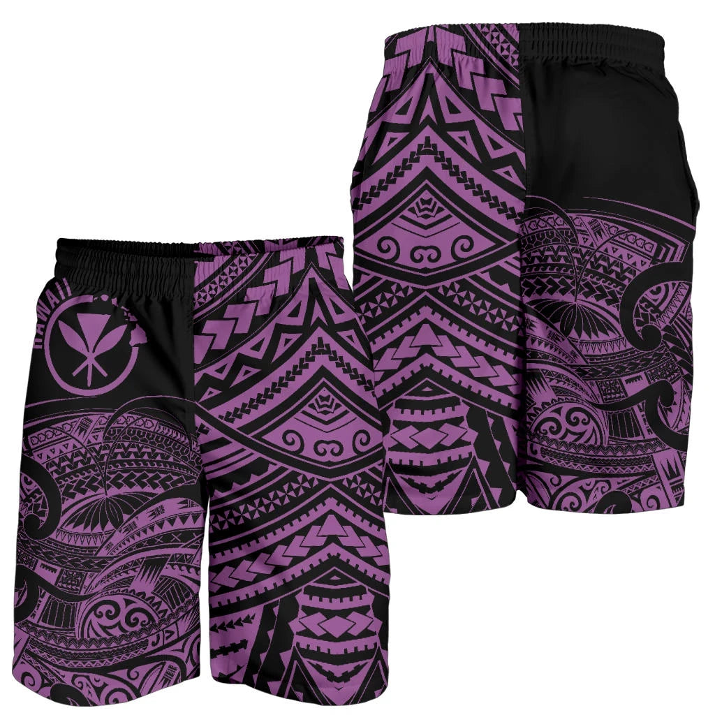 Hawaii Shorts Tribal Kanaka Maoli All Over Print Men's Shorts