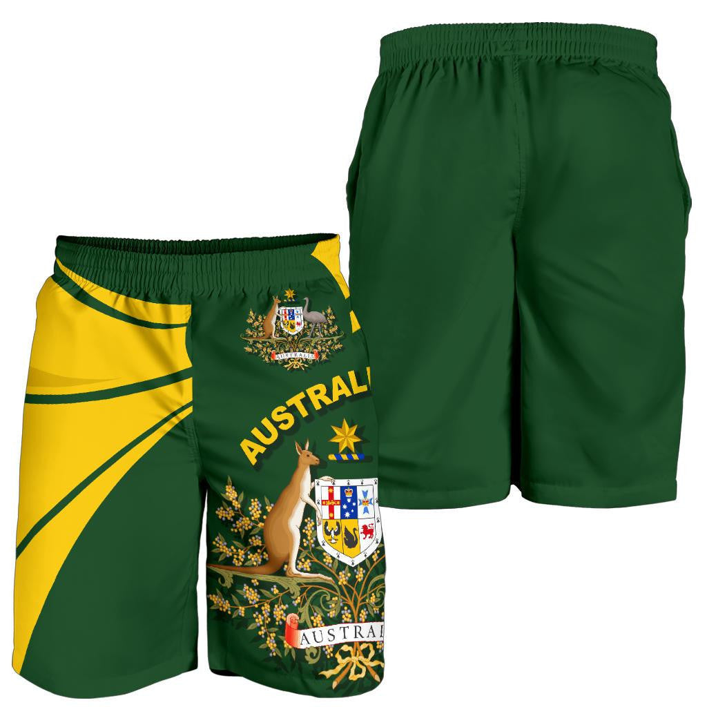Australia Men Shorts Australia Round Lion Flag