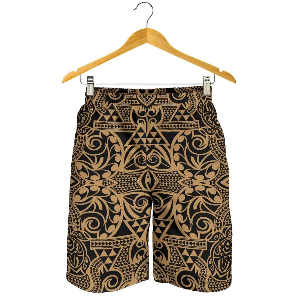 Hawaii Shorts Tribal Turtle All Over Print Men's Shorts