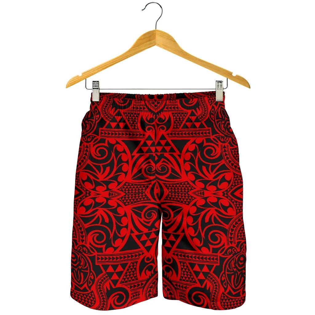 Hawaii Shorts Tribal Turtle All Over Print Men's Shorts