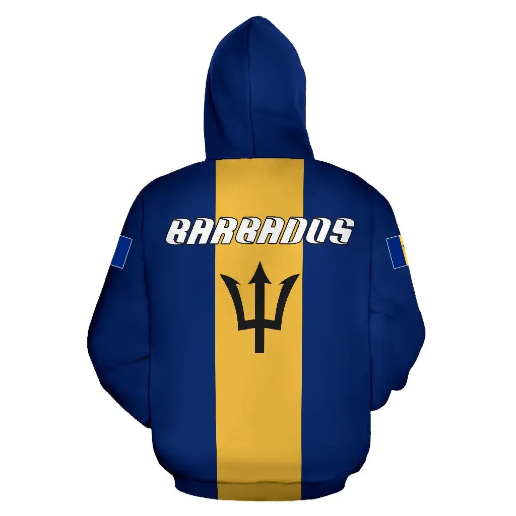 Barbados Superhero Pullover Hoodie