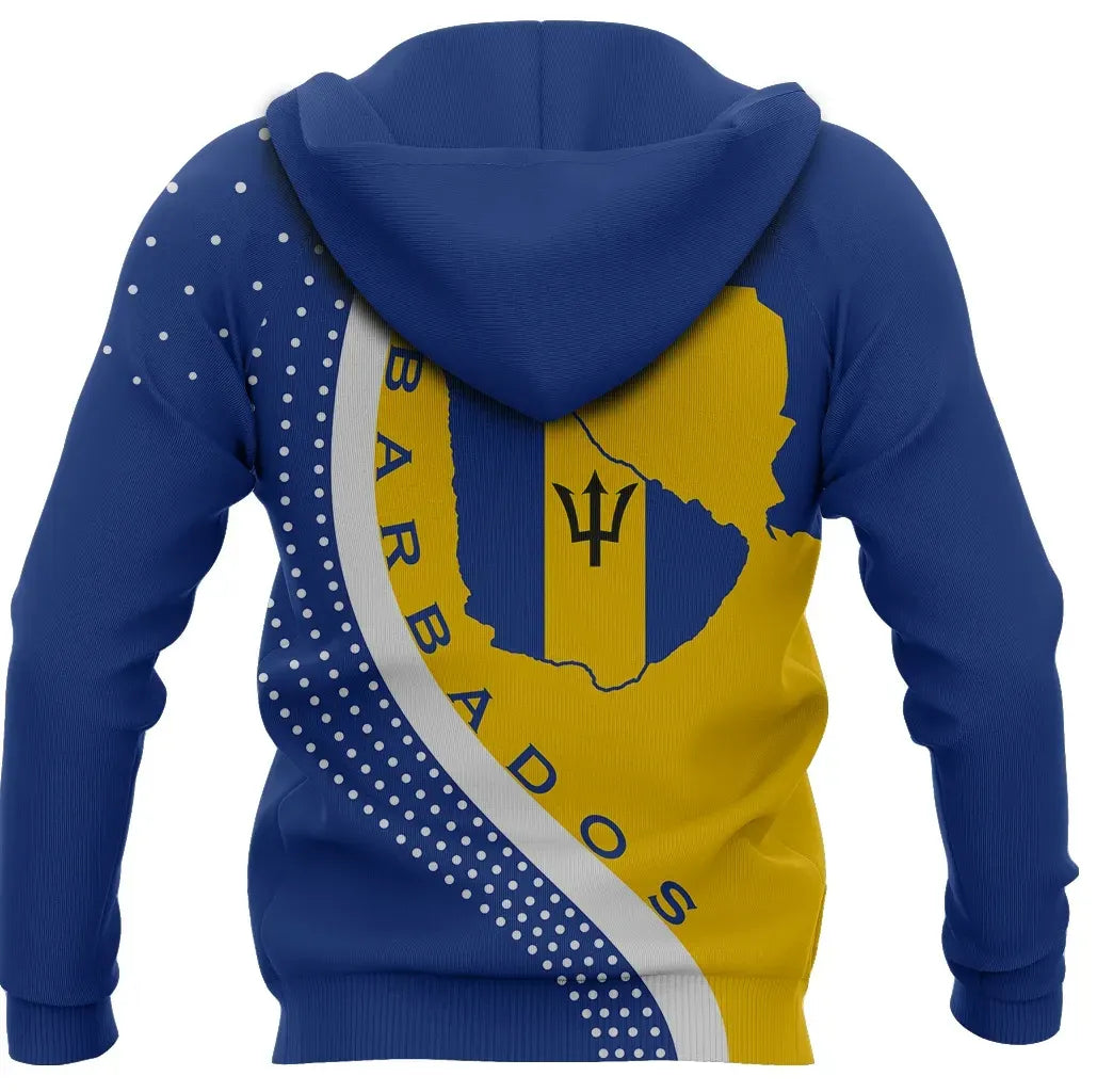Barbados Map Hoodie Generation Unisex Hoodie