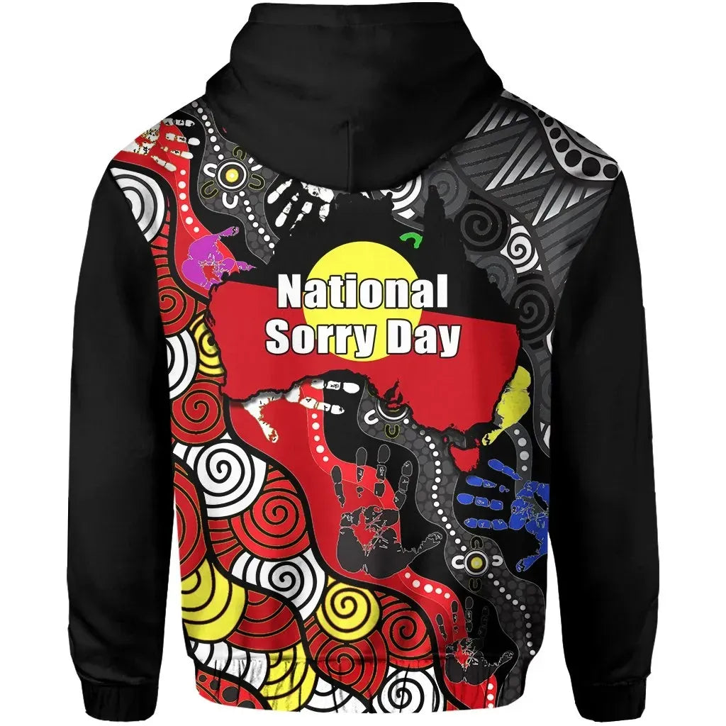 National Sorry Day Hoodie Version 03 Australian Aboriginal