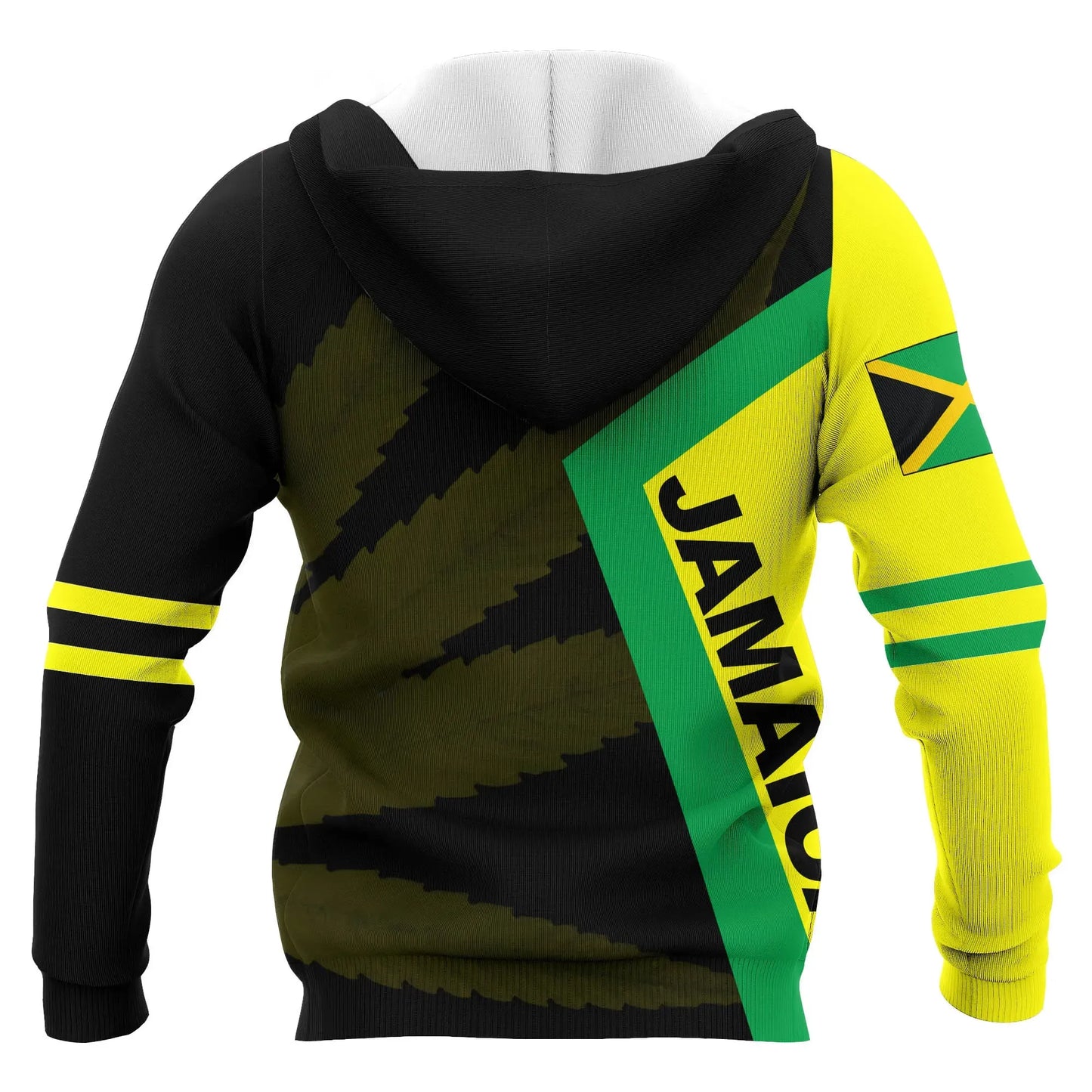 Jamaica Lion Hoodie Jamaica Black Unisex Zip Hoodie