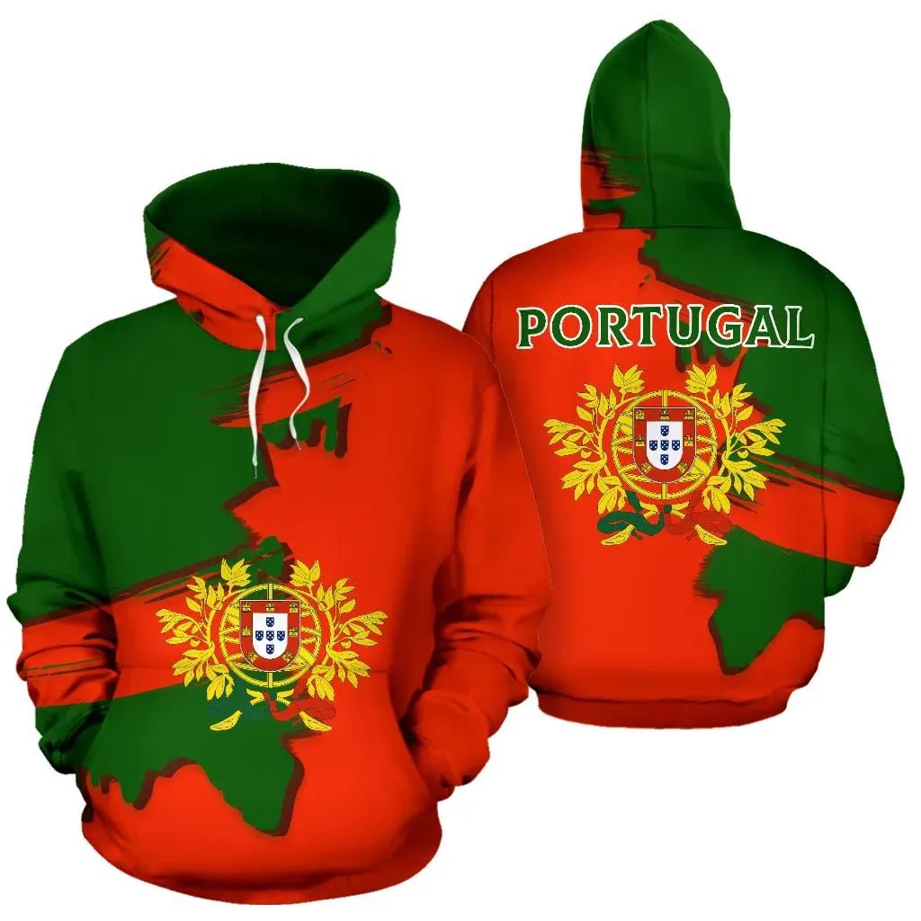 Portugal Coat Of Arms Unique Hoodie Scratch Style