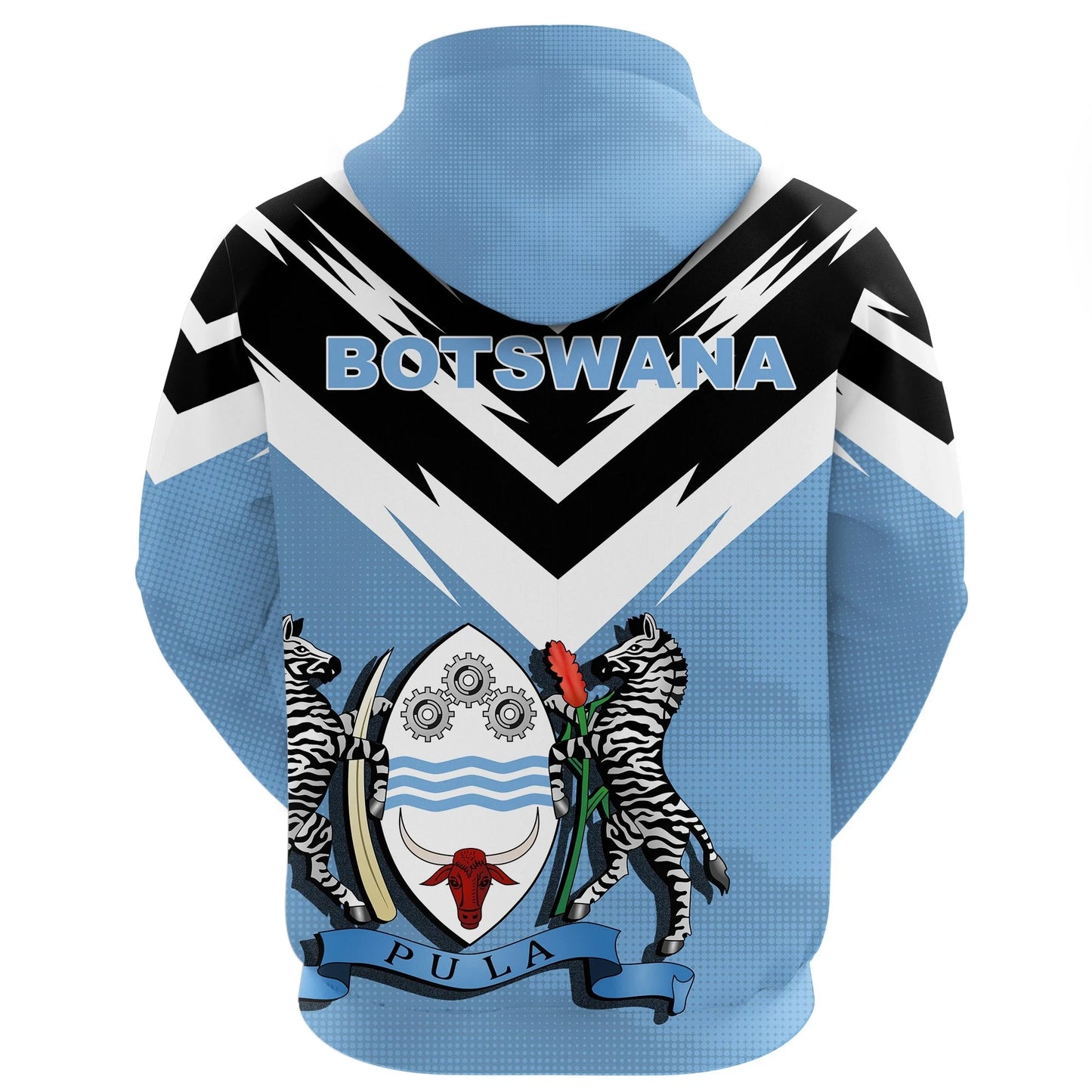 Botswana New Release Zip Hoodie