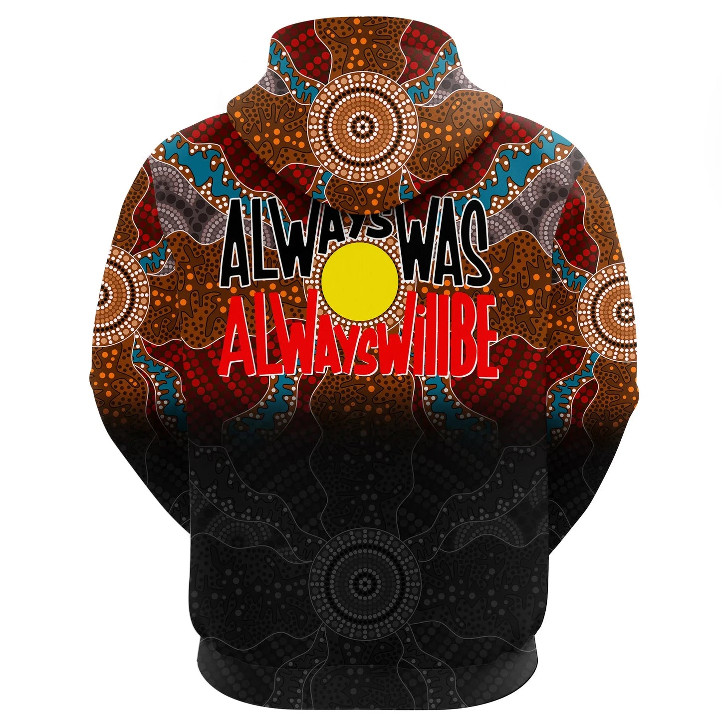 Australia Zip Hoodie Always Was, Always Will Be Naidoc Week 2020