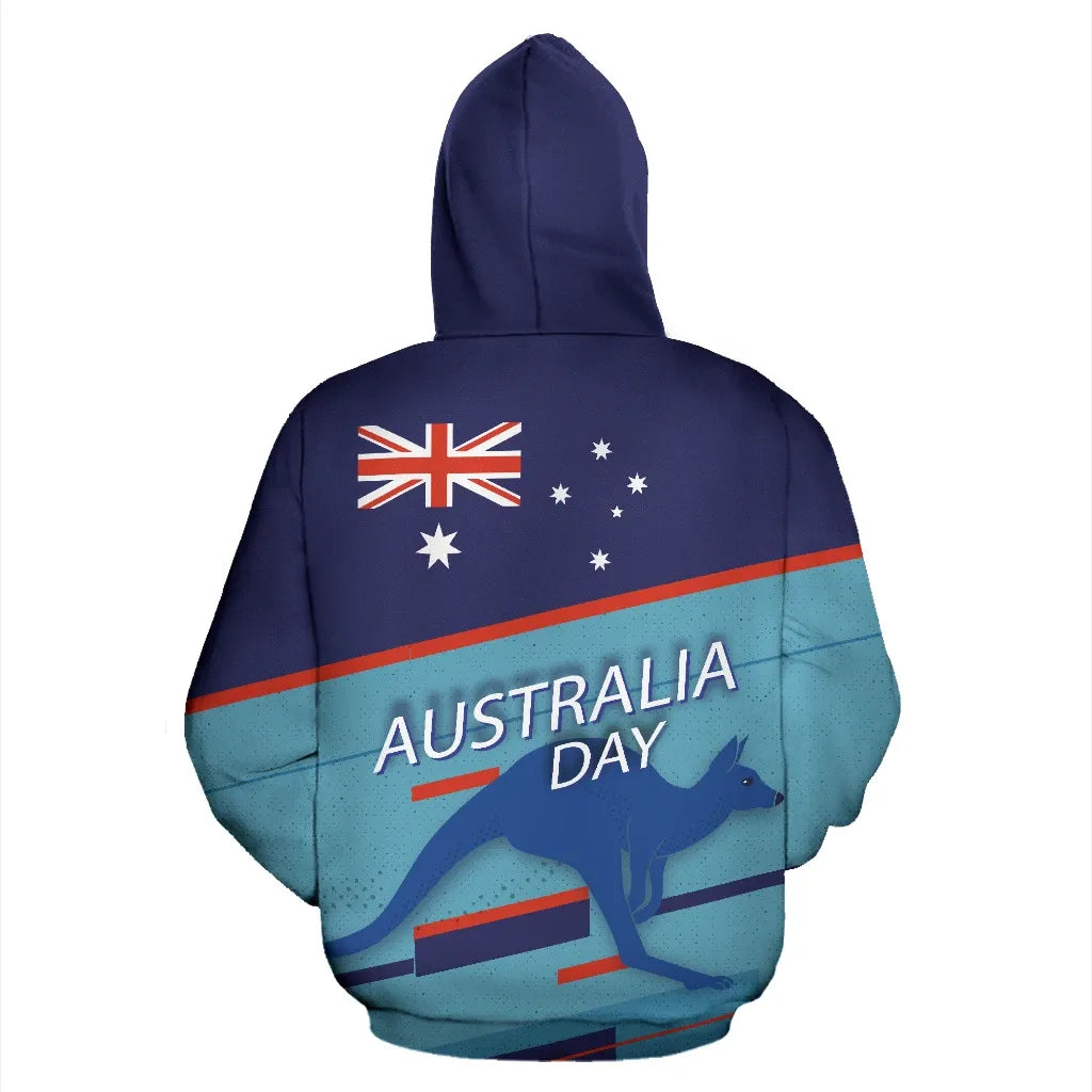 26Th January Australia Day Zip Up Hoodie