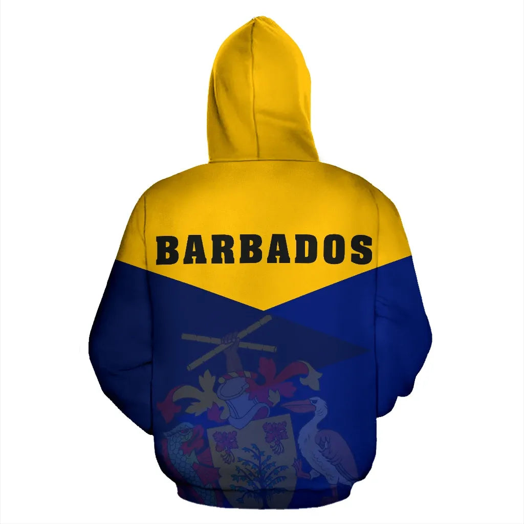 Barbados Zip Up Hoodie Dentil Style