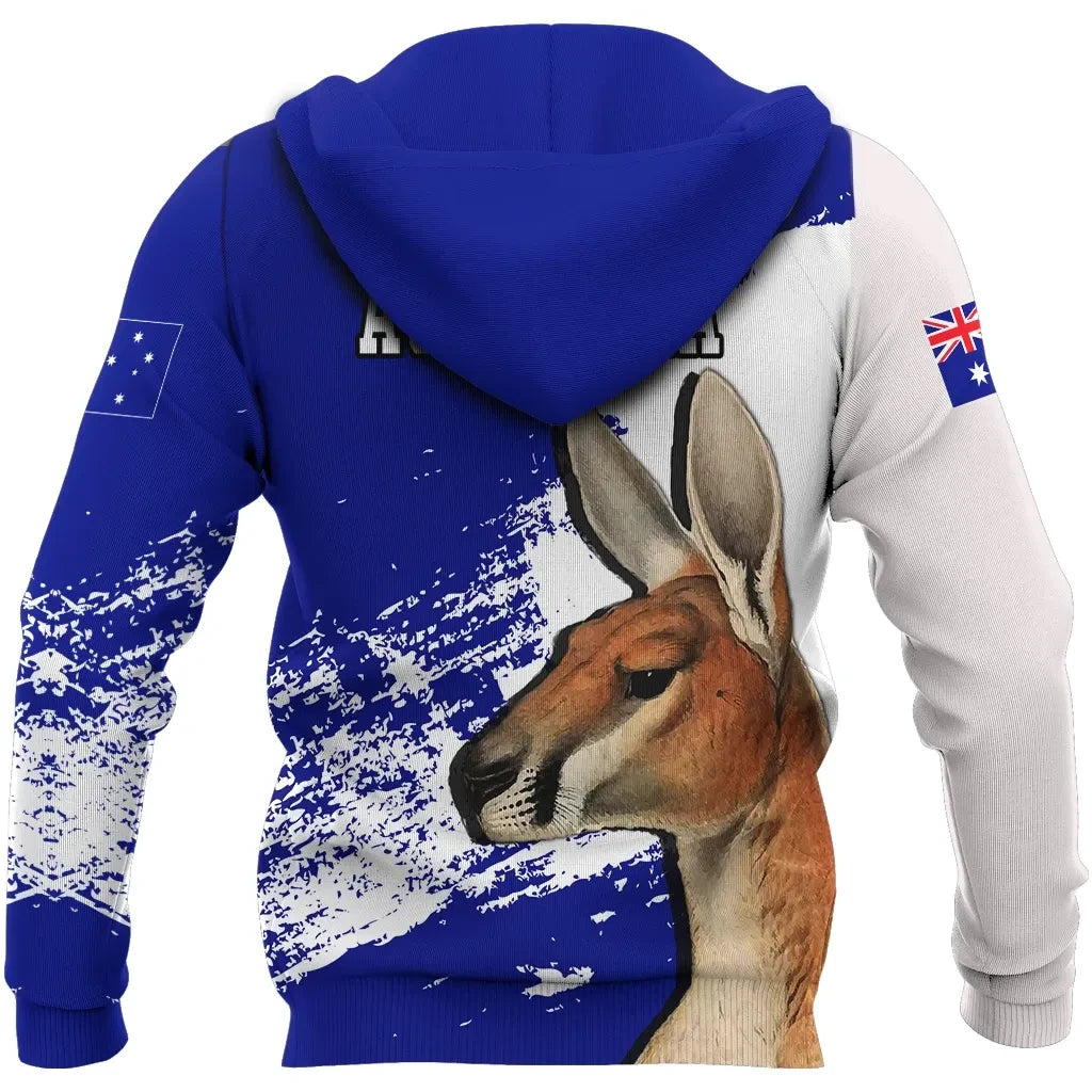Australia Kangaroo Special Zip Hoodie