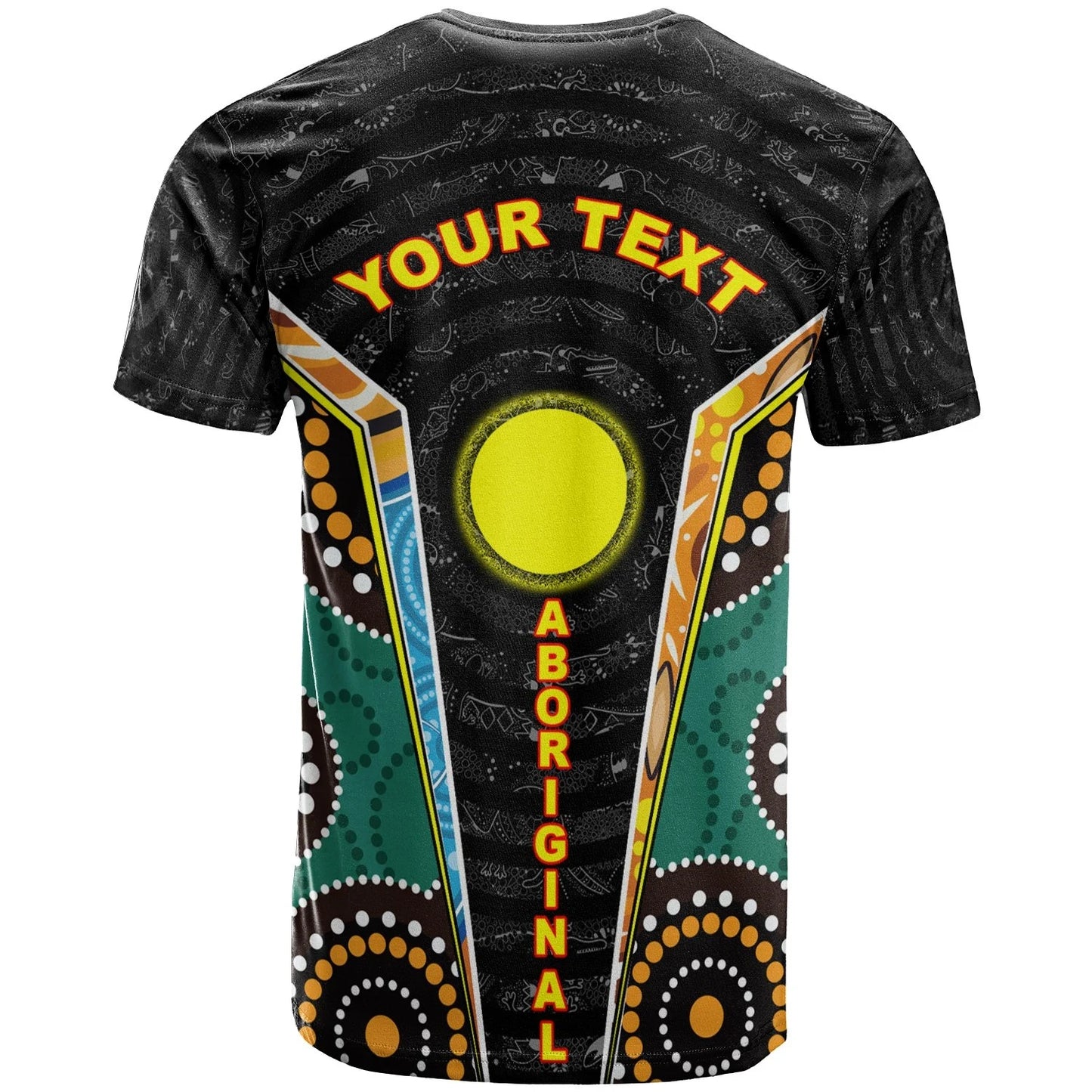 Custom T Shirts Aboriginal Lives Matter Style Tornado