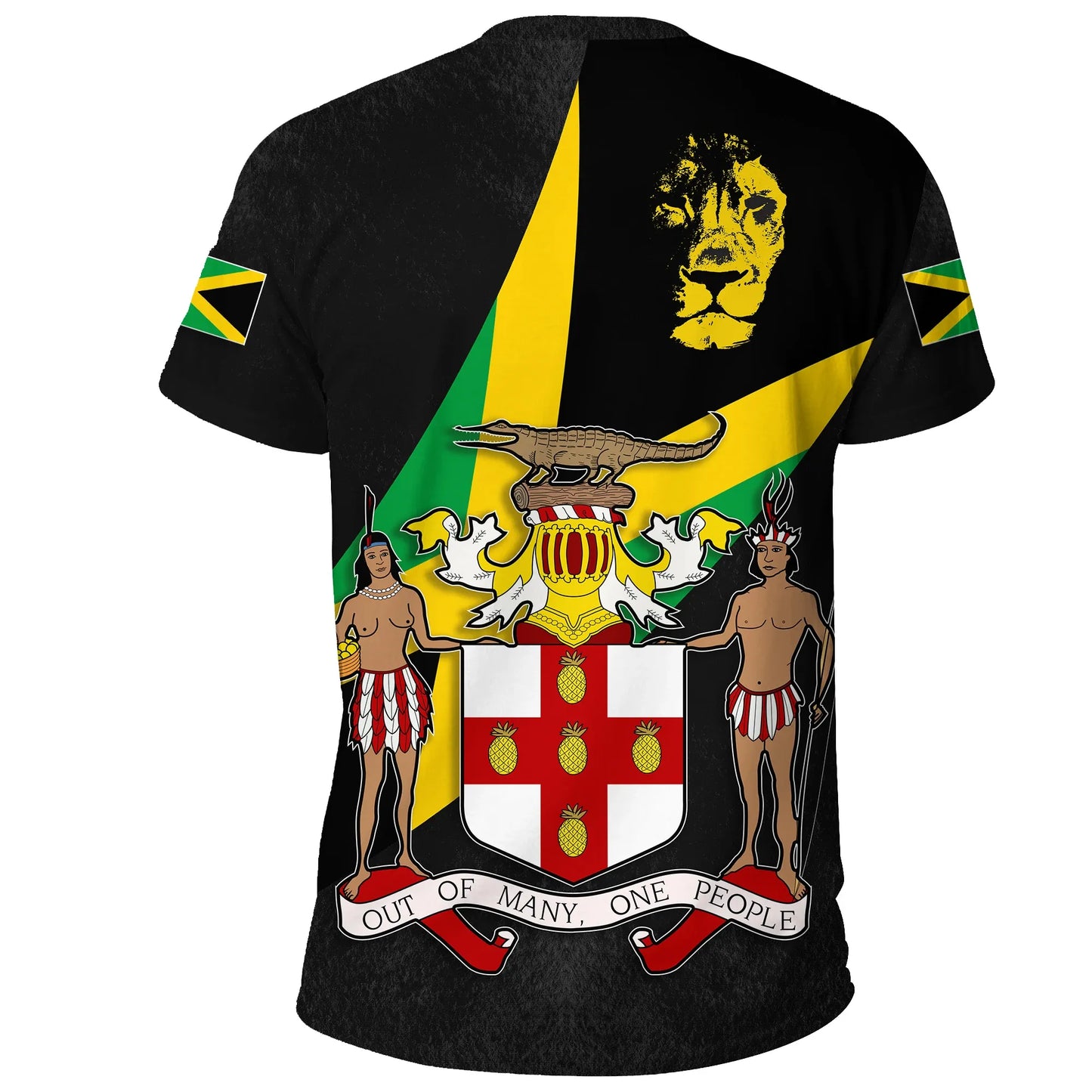 Jamaica T Shirt Jamaica Coat of Arms Printed Shirt
