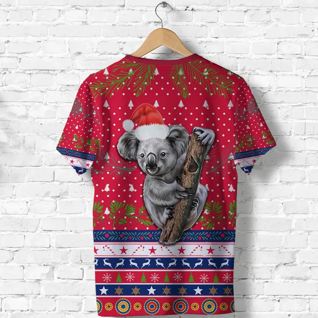 Australia Christmas Aboriginal T Shirt Koala Version