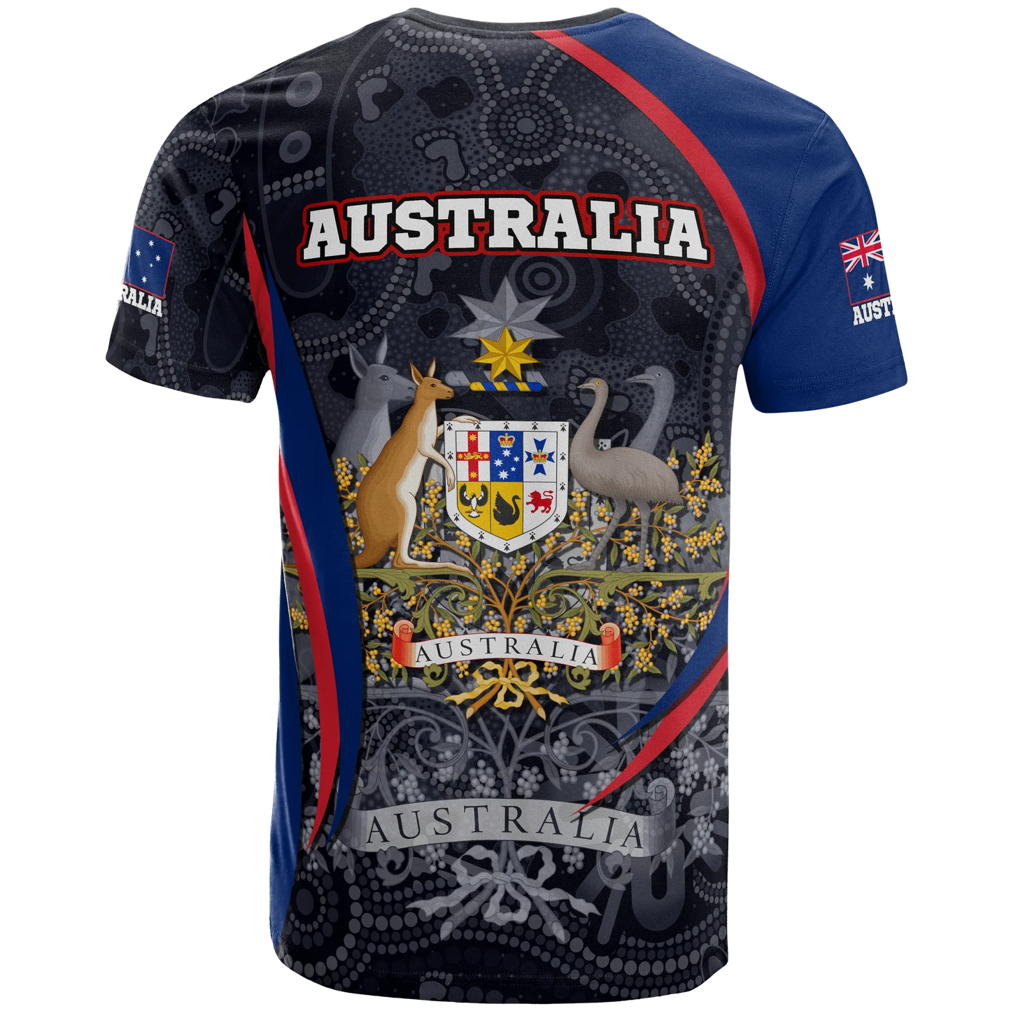 Australia T Shirt Australia Coat Of Arms T Shirt Aussie Spirit Unisex