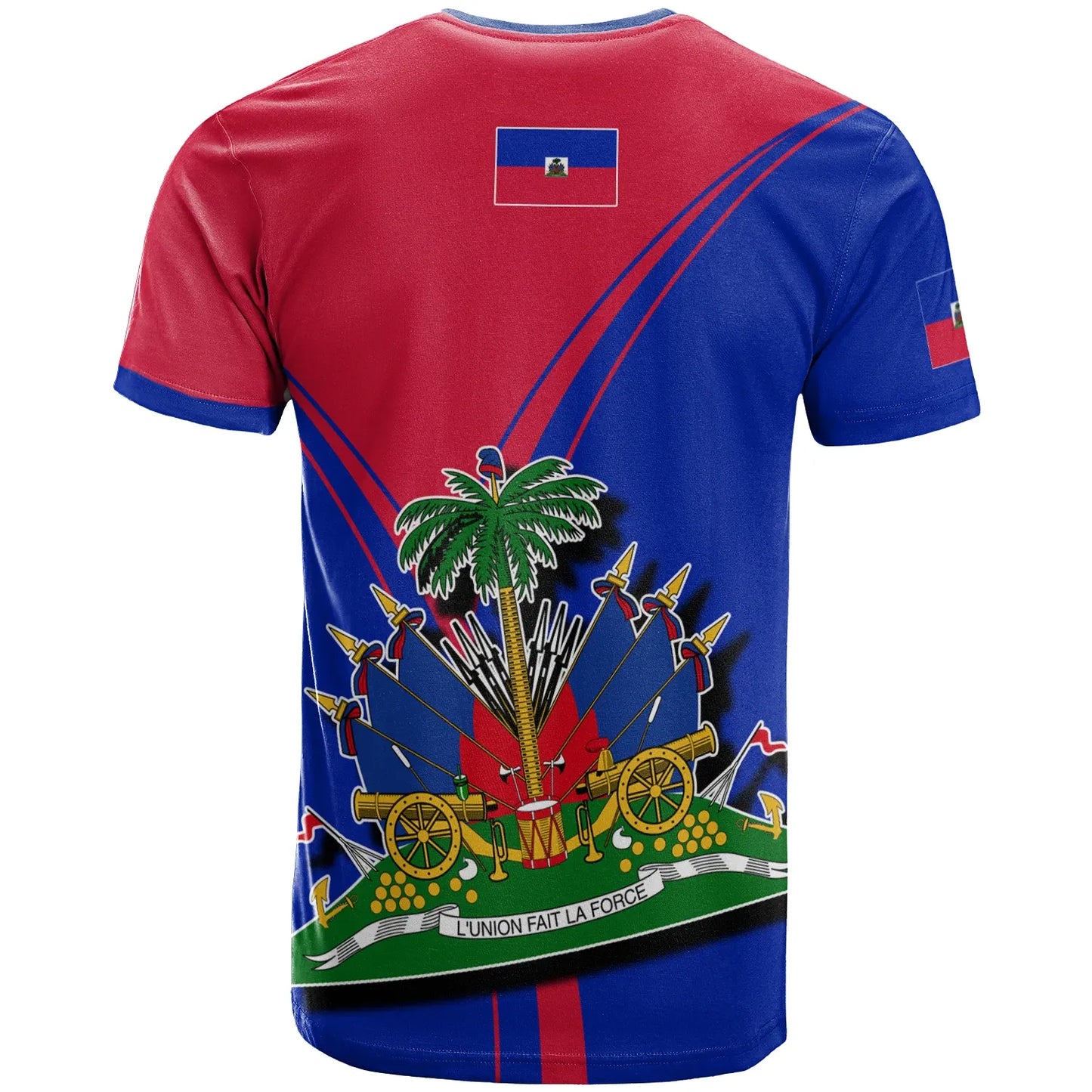 Haiti T Shirt Haitian Pride Haiti Coat of Arms Printed Shirt