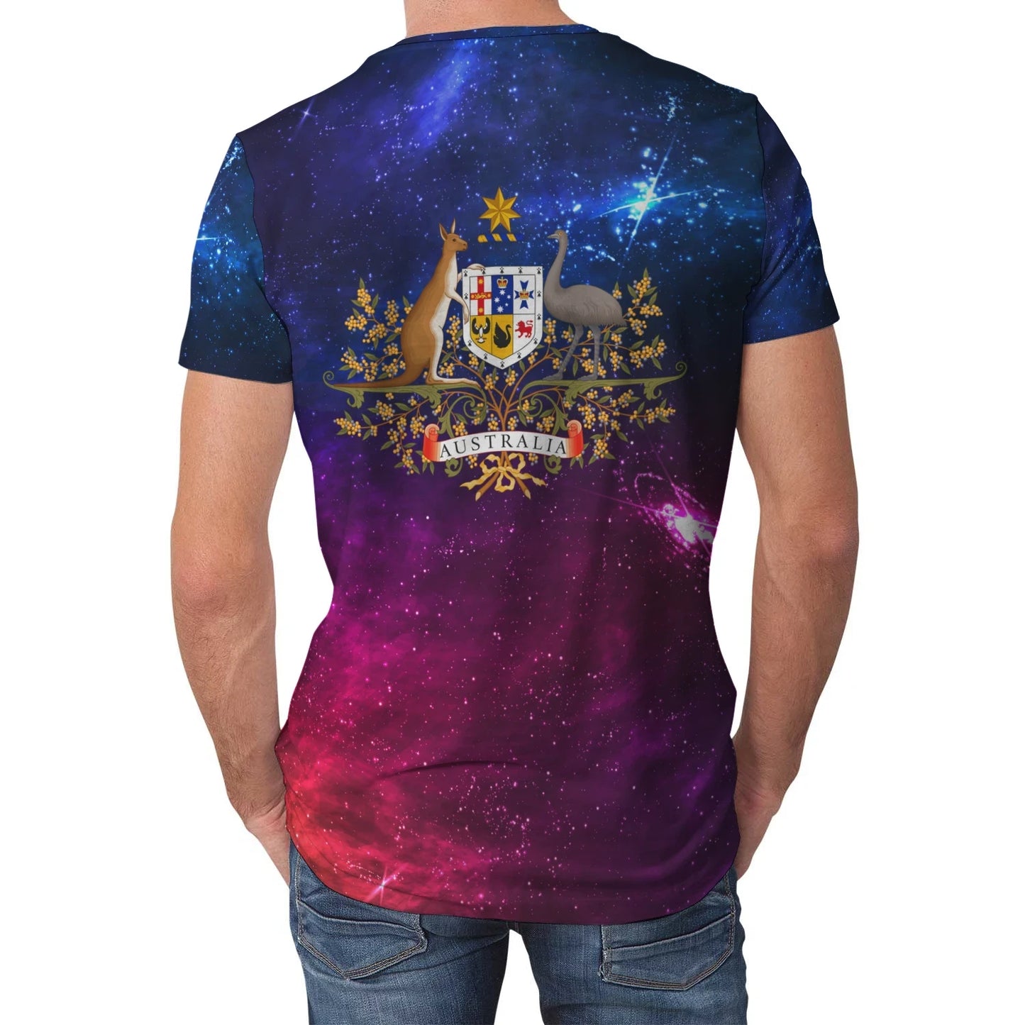 Australia T Shirt Galaxy