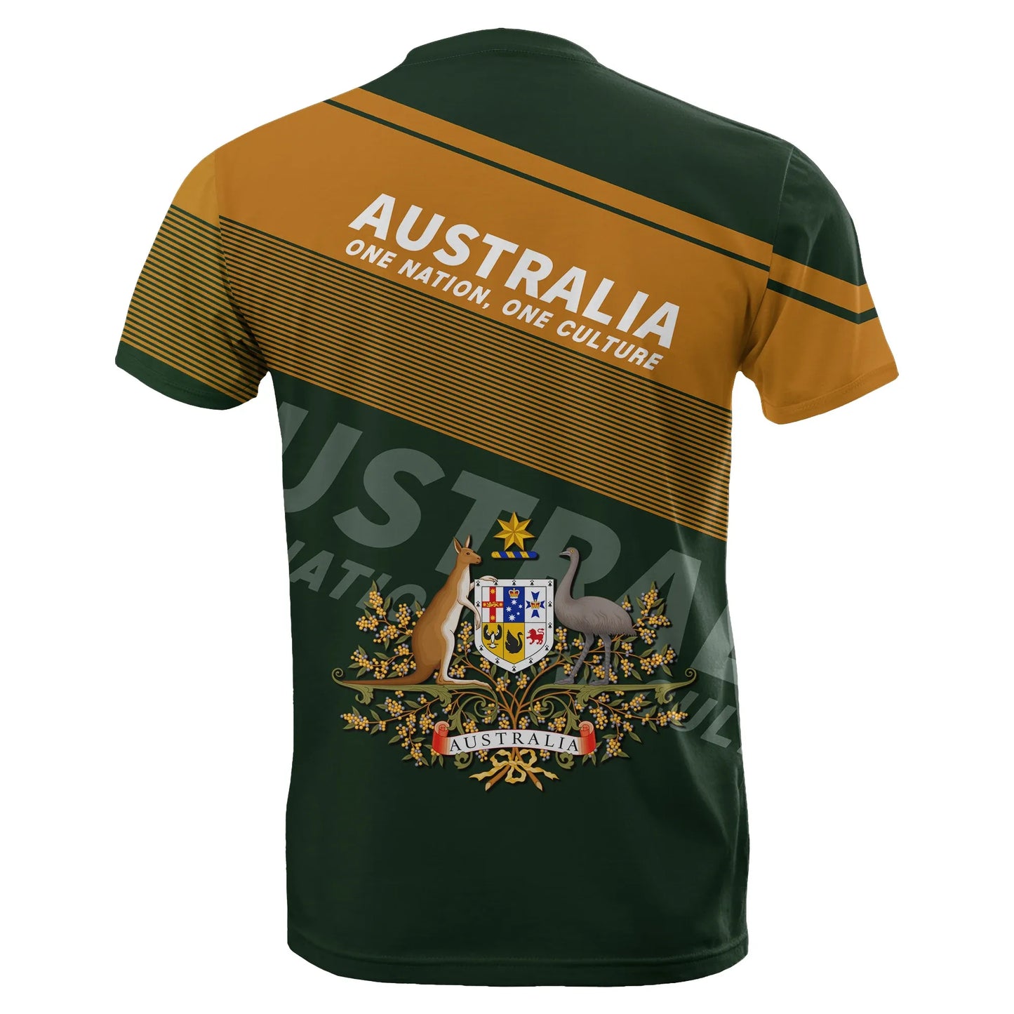 Australia T Shirt Flag Motto Limited Style