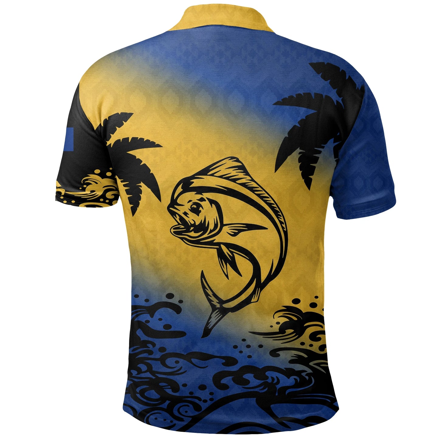 Barbados Polo Shirt , Pelican Dolphin Fish Golf Shirts