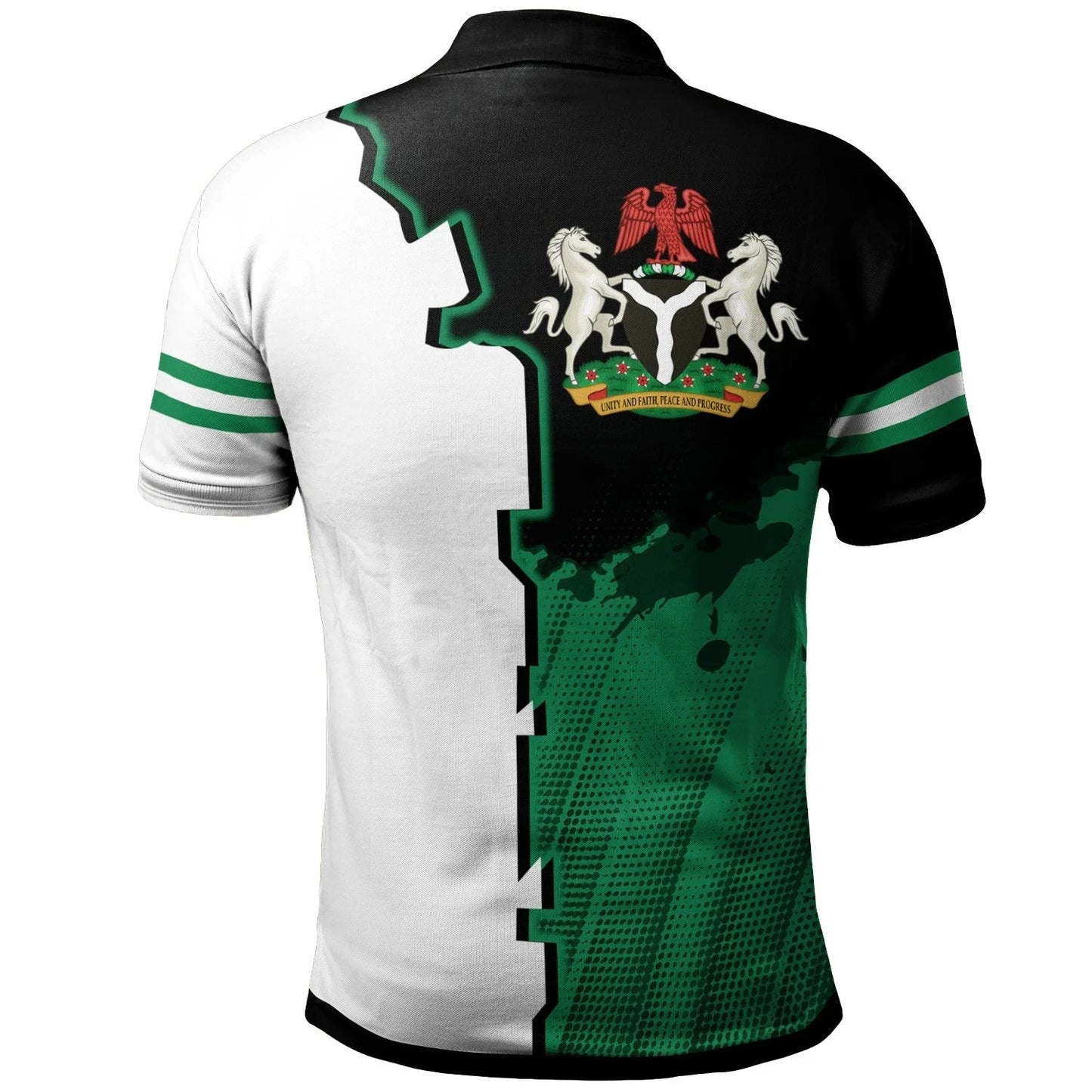 Nigeria Custom Polo Shirt Independence Day