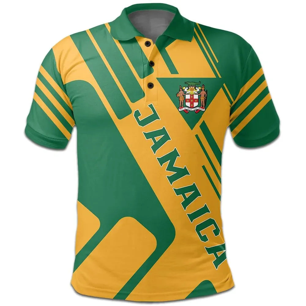 Jamaica Coat Of Arms Polo Shirt Rockie W