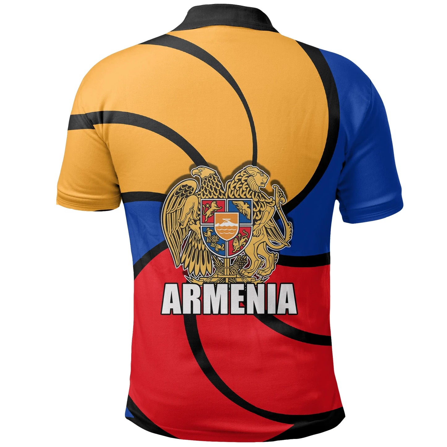 Armenian symbol of Eternity Flag Polo Shirt
