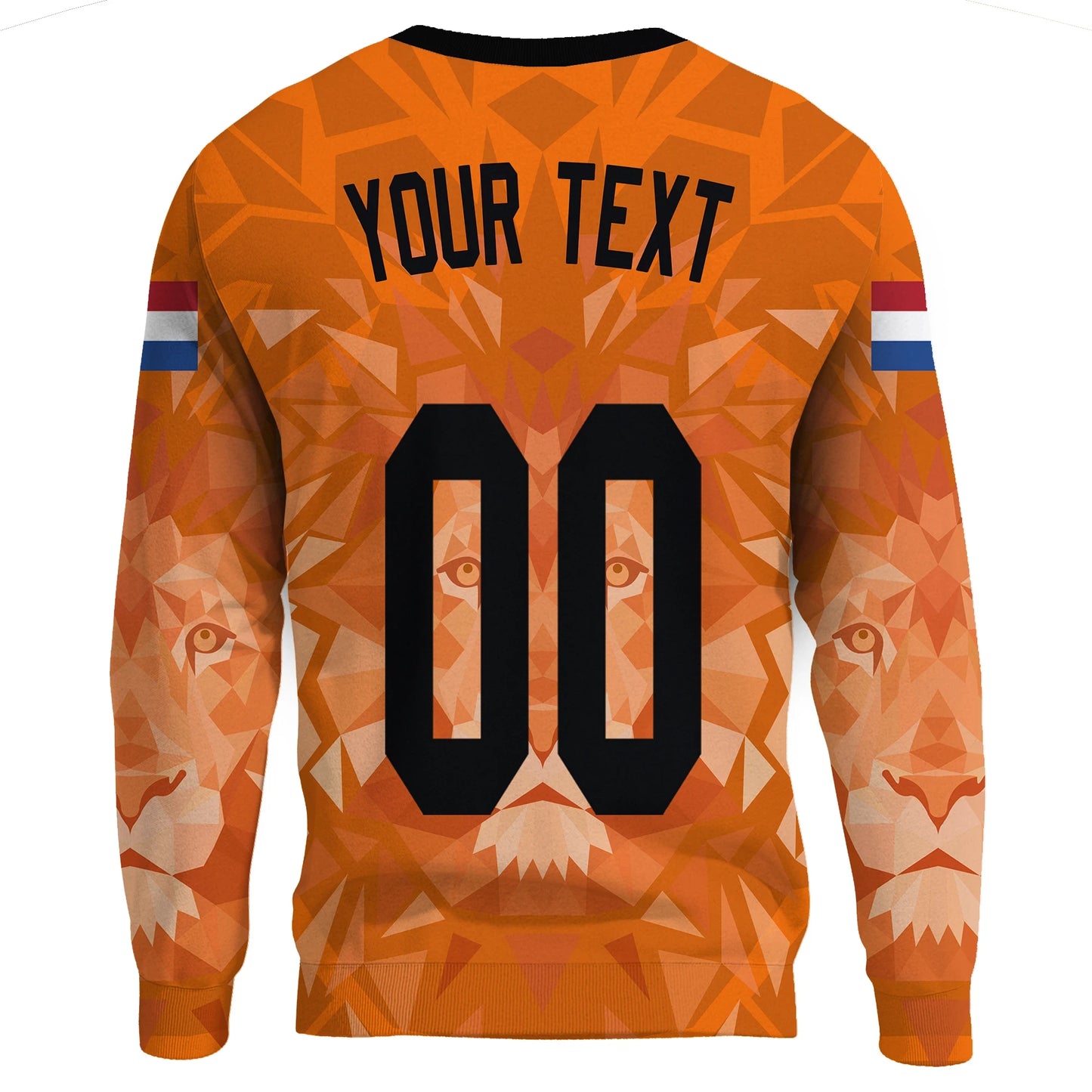 Custom Netherlands Lion Sweatshirt Euro Soccer