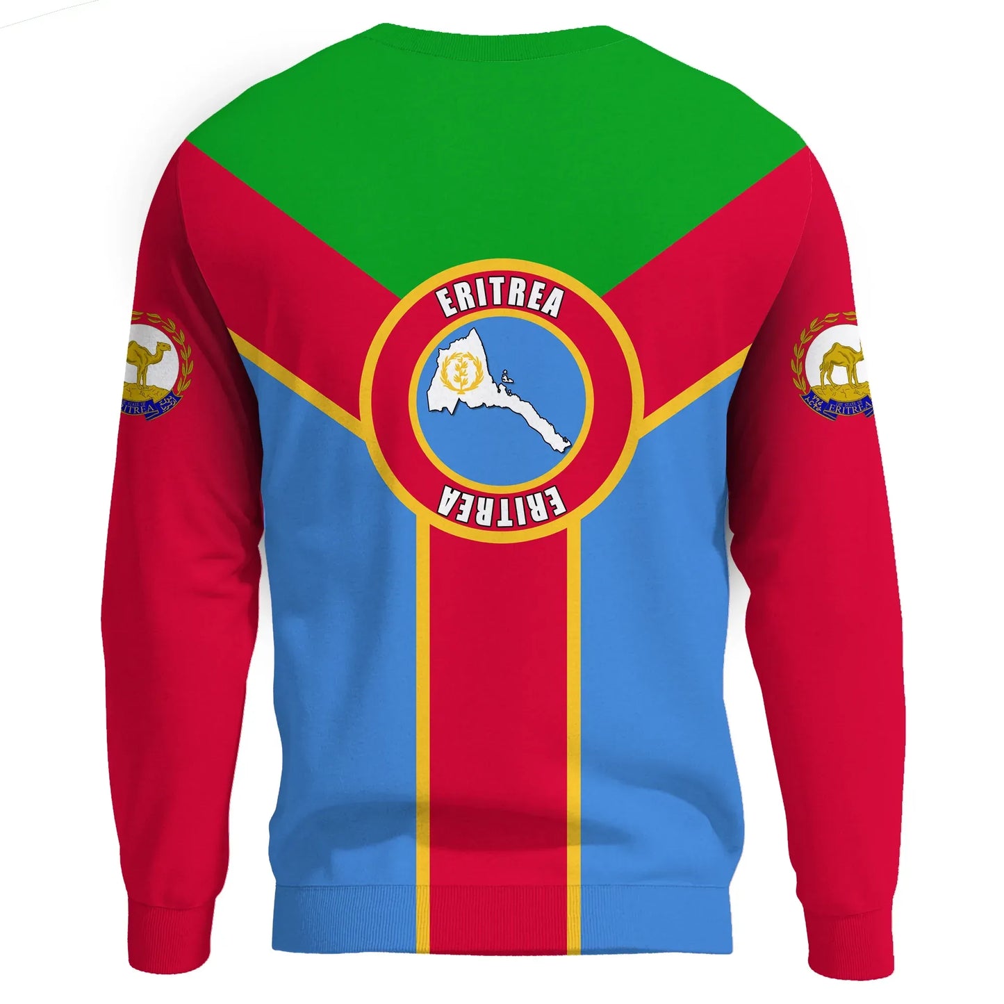 Eritrea Sweatshirt, Eritrea Rising Coat Of Arms