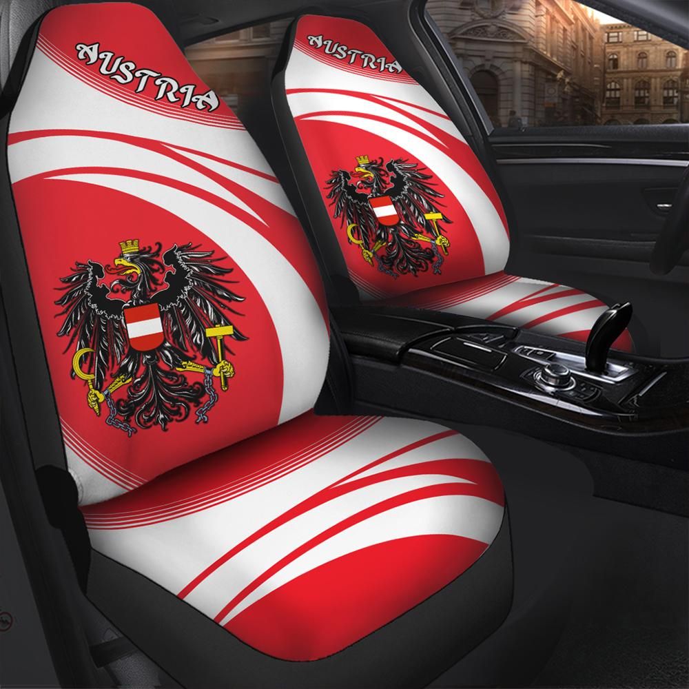 Austria Coat Of Arms Car Seat Cover Cricket W
