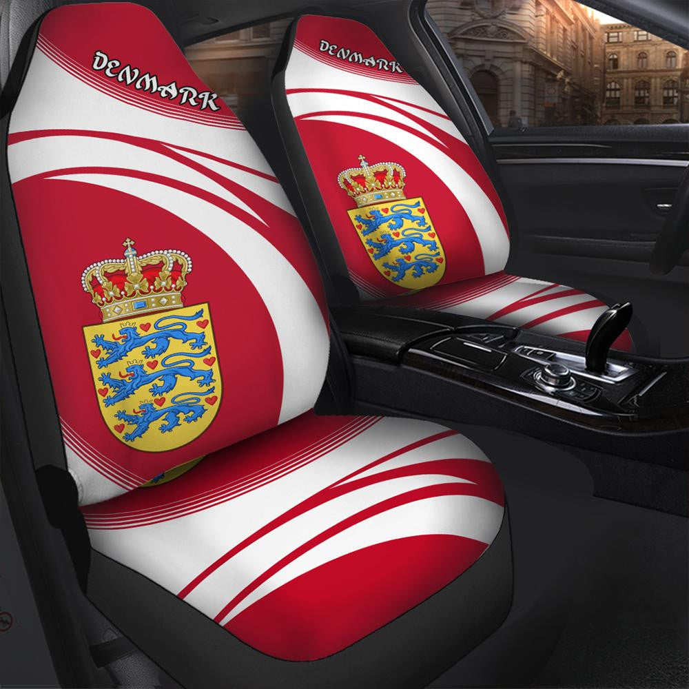 Denmark Coat Of Arms Car Seat Cover Cricket W