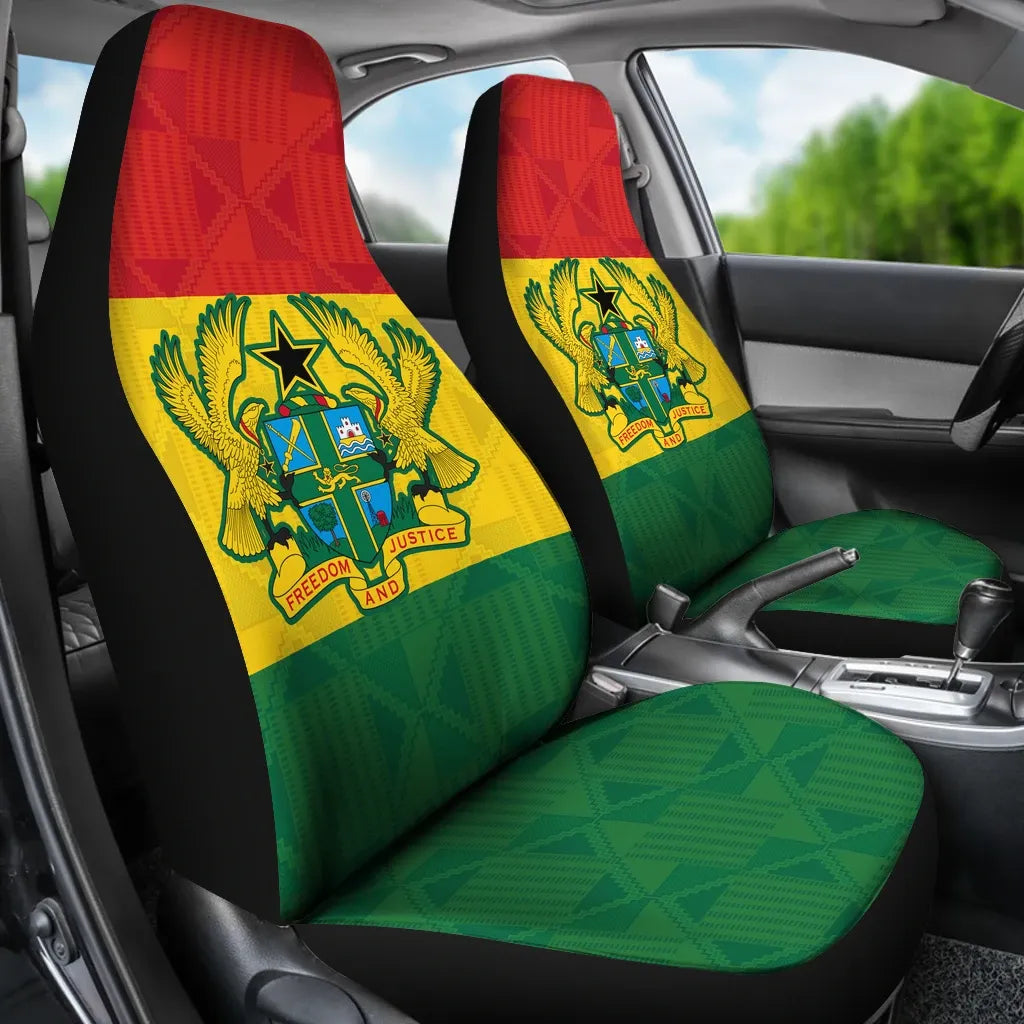 Ghana Car Seat Covers Coat Of Arms