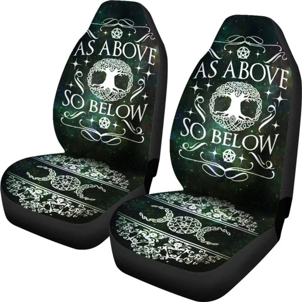 Celtic Wicca Car Seat Cover Pagan Tree Of Life Car Seat Covers