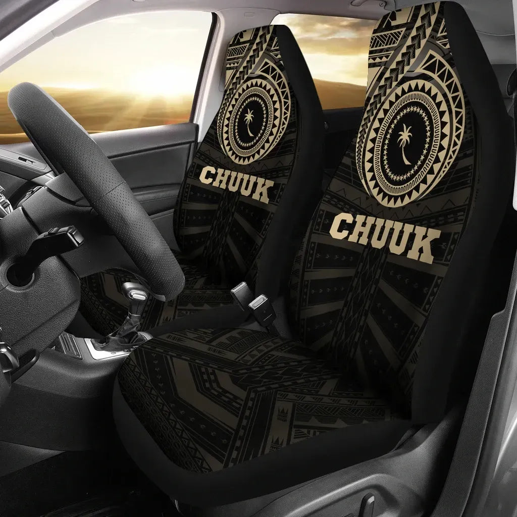 Chuuk Micronesia Tattoo Car Seat Covers
