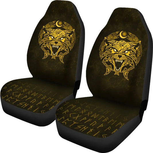 Fenrir Yellow Car Seat Covers