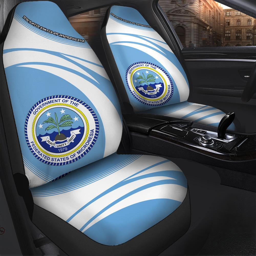 Federated States Of Micronesia Coat Of Arms Car Seat Cover Cricket W