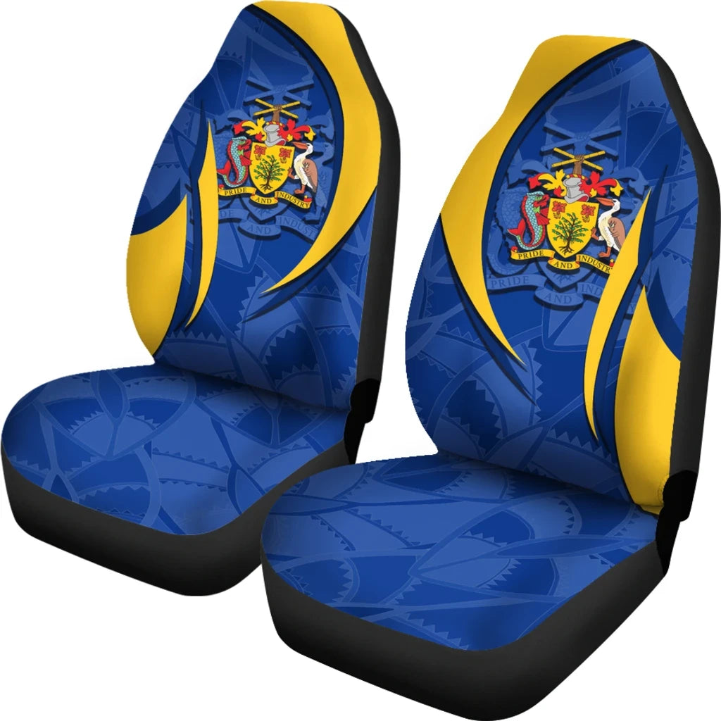 Barbabos Car Seat Covers Barbadian Spirit Blue