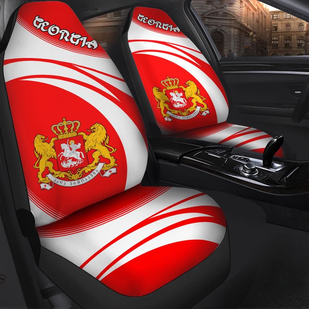 Georgia Coat Of Arms Car Seat Cover Cricket W