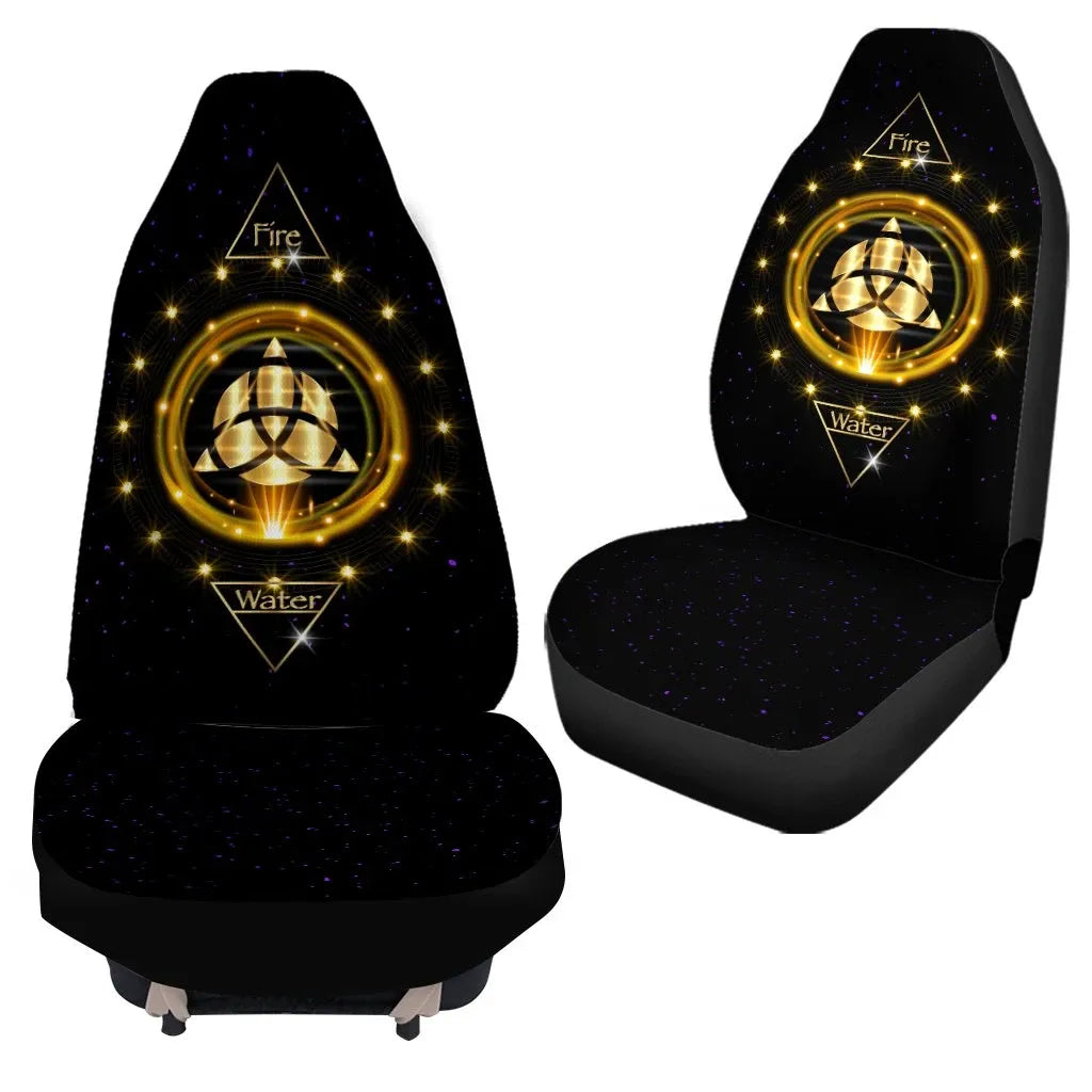 Celtic Car Seat Covers Celtic Wiccan Fire Earth Water Air