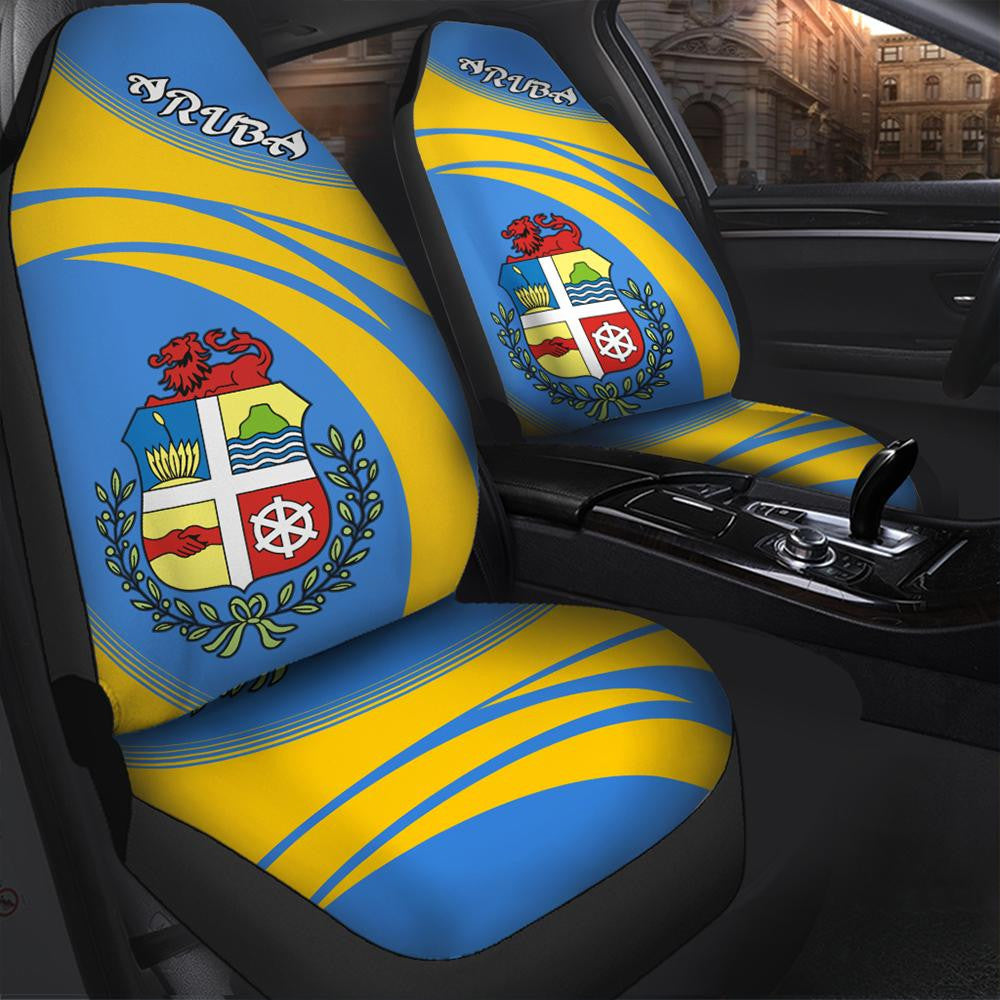 Aruba Coat Of Arms Car Seat Cover Cricket W
