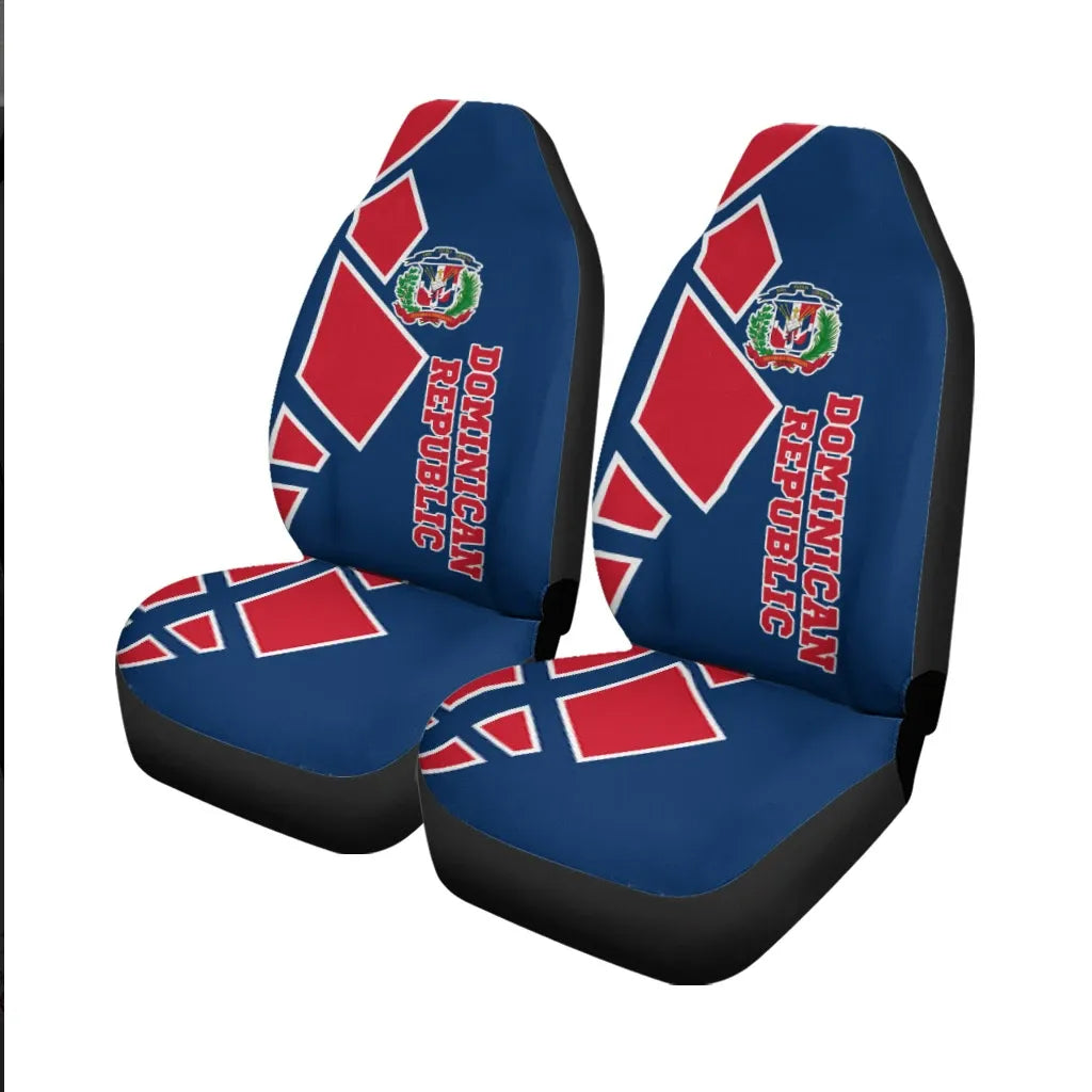 Dominican Republic Car Seat Covers Strong Square