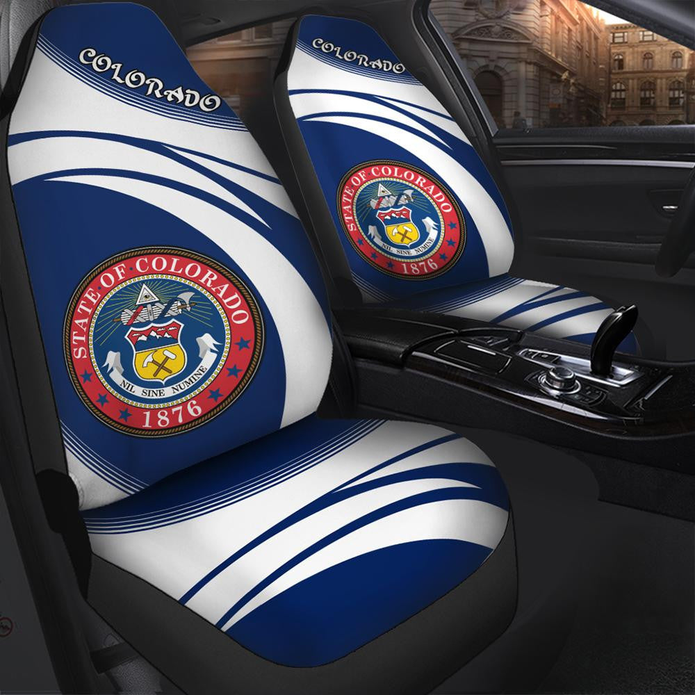 Colorado Coat Of Arms Car Seat Cover Cricket W