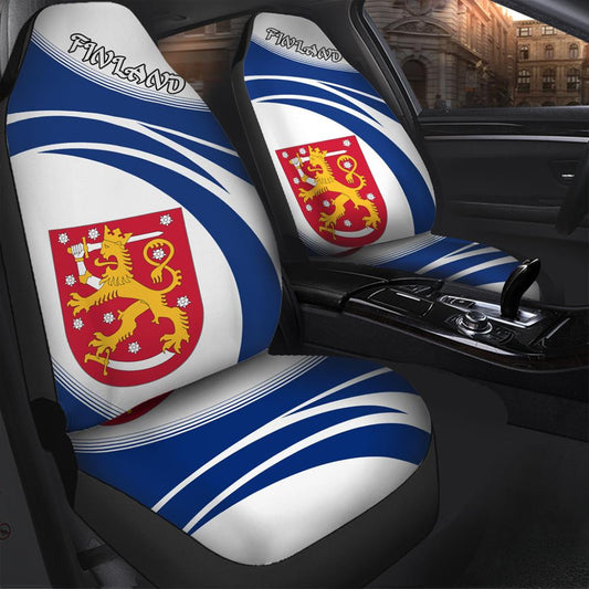 Finland Coat Of Arms Car Seat Cover Cricket W