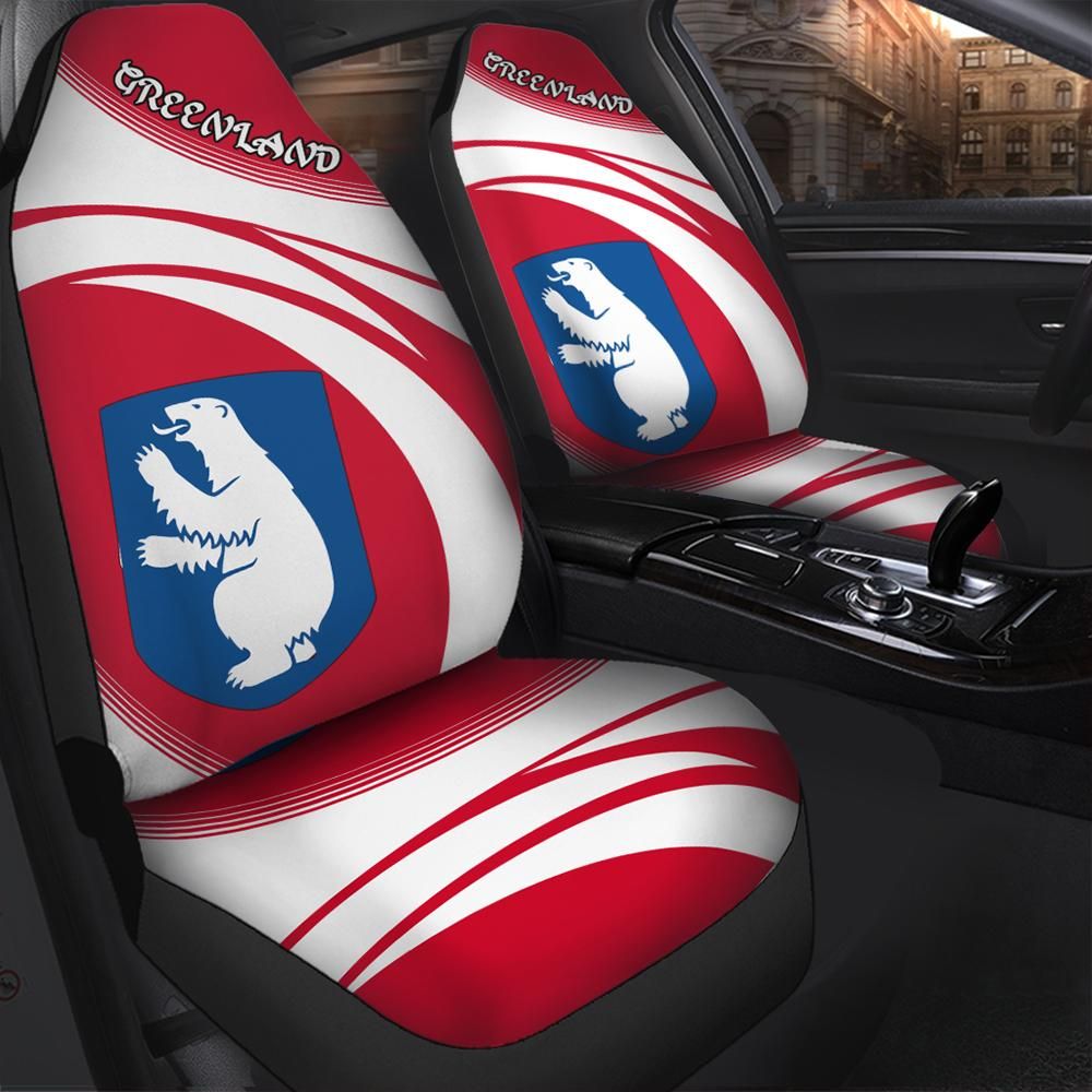 Greenland Coat Of Arms Car Seat Cover Cricket W