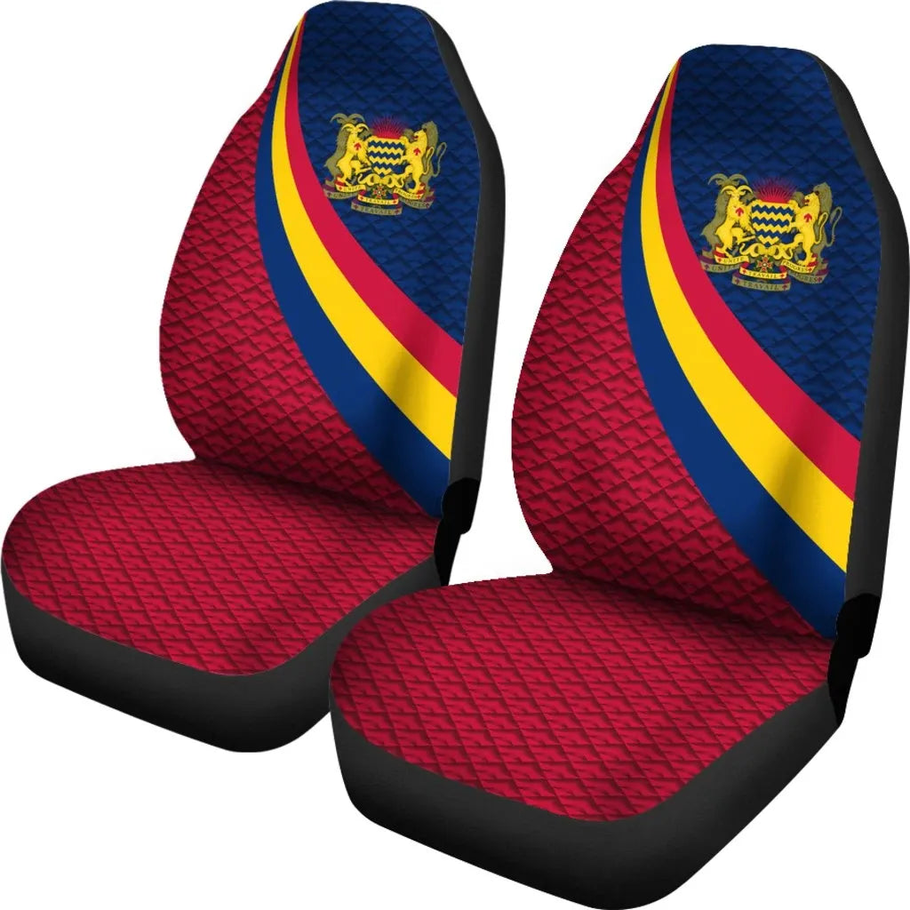 Chad Car Seat Covers Chad Coat Of Arms And Flag Color