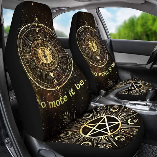 Celtic Wicca Car Seat Cover So Mote It Be Wicca