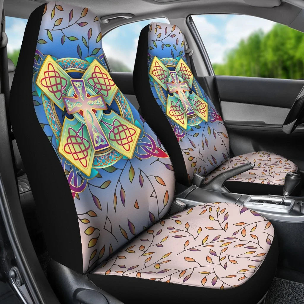 Celtic Car Seat Covers Celtic Cross Spring