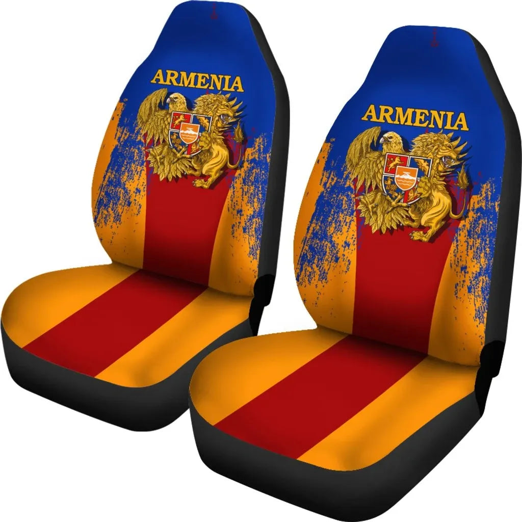 Armenia Special Coat Of Arms Car Seat Covers Set Of Two