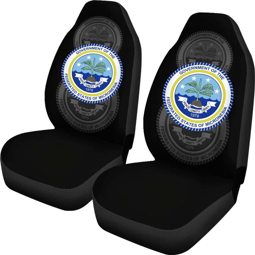 Federated States Of Micronesia Car Seat Covers Set Of Two