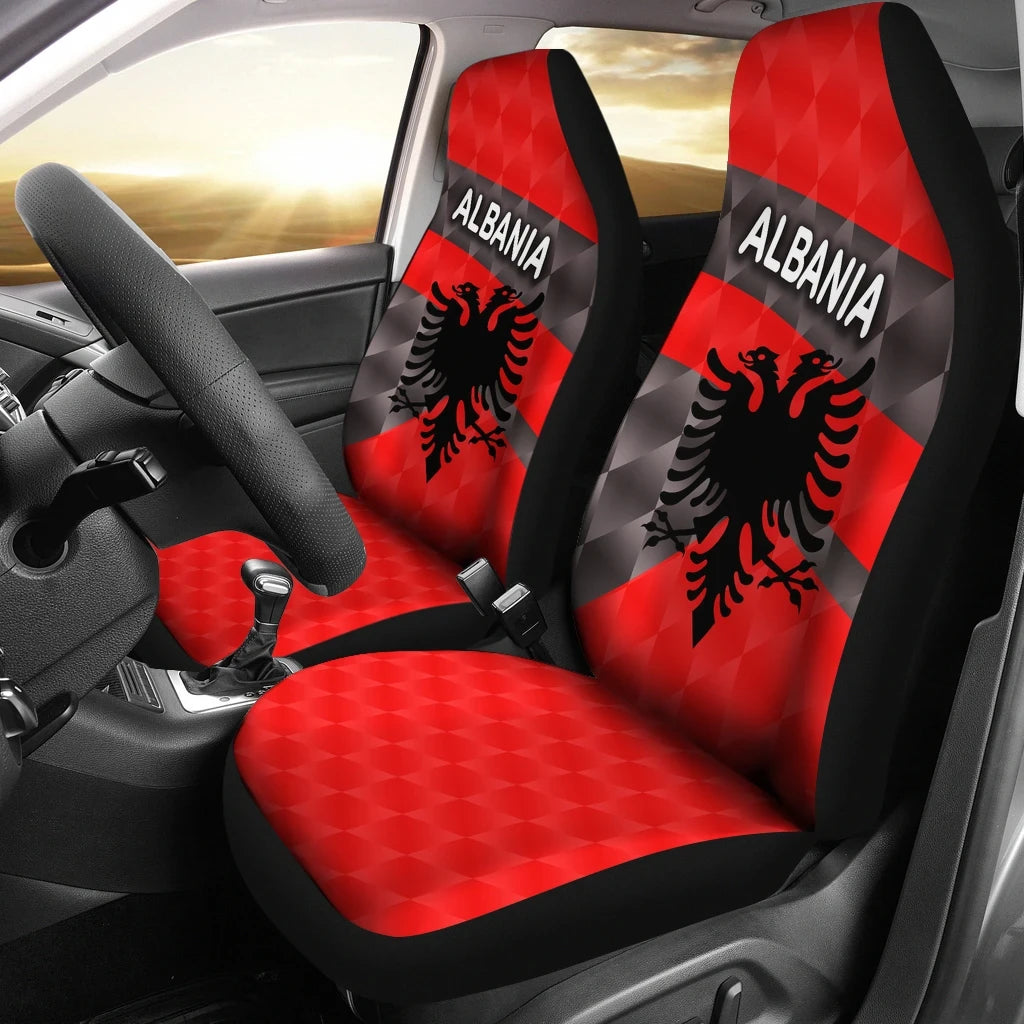 Albania Car Seat Covers Sporty Style