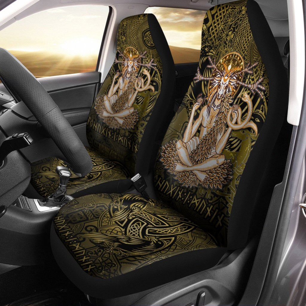 Cernunnos Goddess Car Seat Cover Celtic God Of The Forest